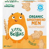 Little Bellies Organic Toddler Snacks Gingerbread Men Biscuits 130g