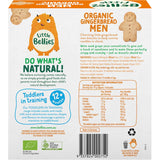 Little Bellies Organic Toddler Snacks Gingerbread Men Biscuits 130g