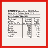 Wattie's Baby Food 6+ Months Apple, Blueberry & Strawberry 120g