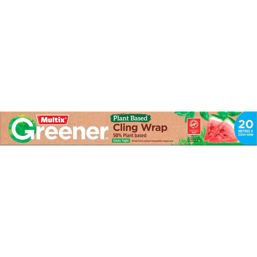 Multix Greener Cling Wrap Plant Based 20m