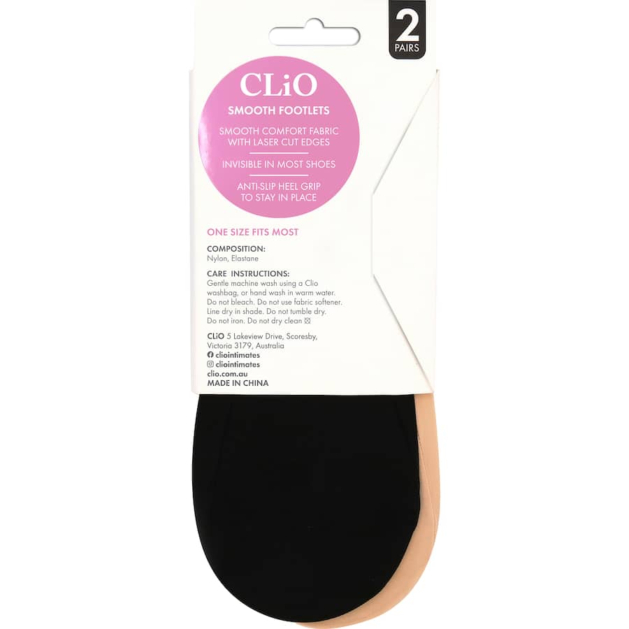 Clio Smooth Footlet One Size