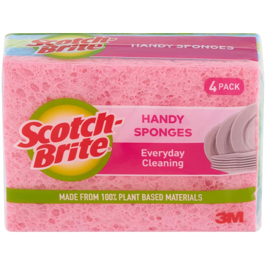 Scotch Brite Stayfresh Sponges Anti-bacterial 4pack