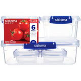 Sistema Klip It Plus Container Set  6pack