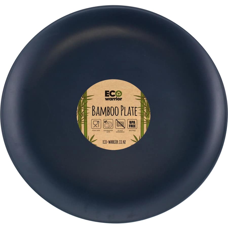Eco Warrior Bamboo Plate  1ea