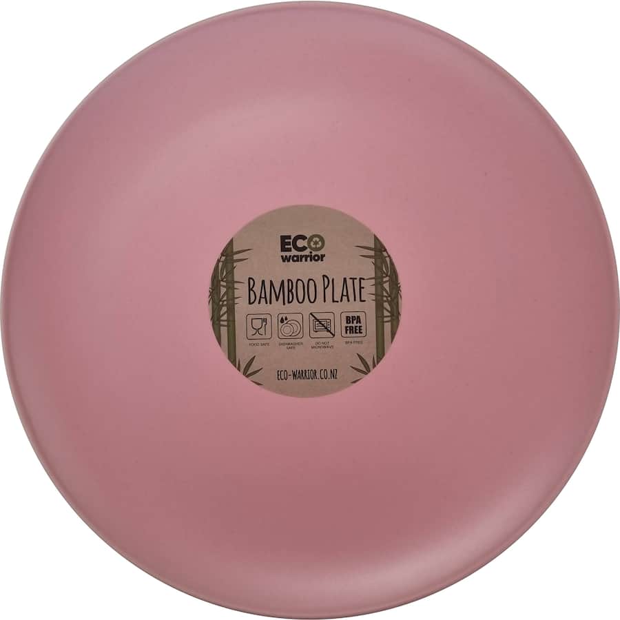 Eco Warrior Bamboo Plate  1ea