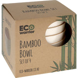 Eco Warrior Bamboo Bowls  4pack