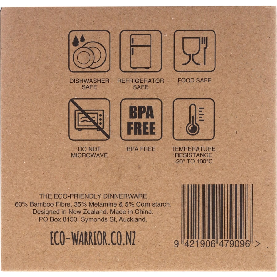 Eco Warrior Bamboo Bowls  4pack