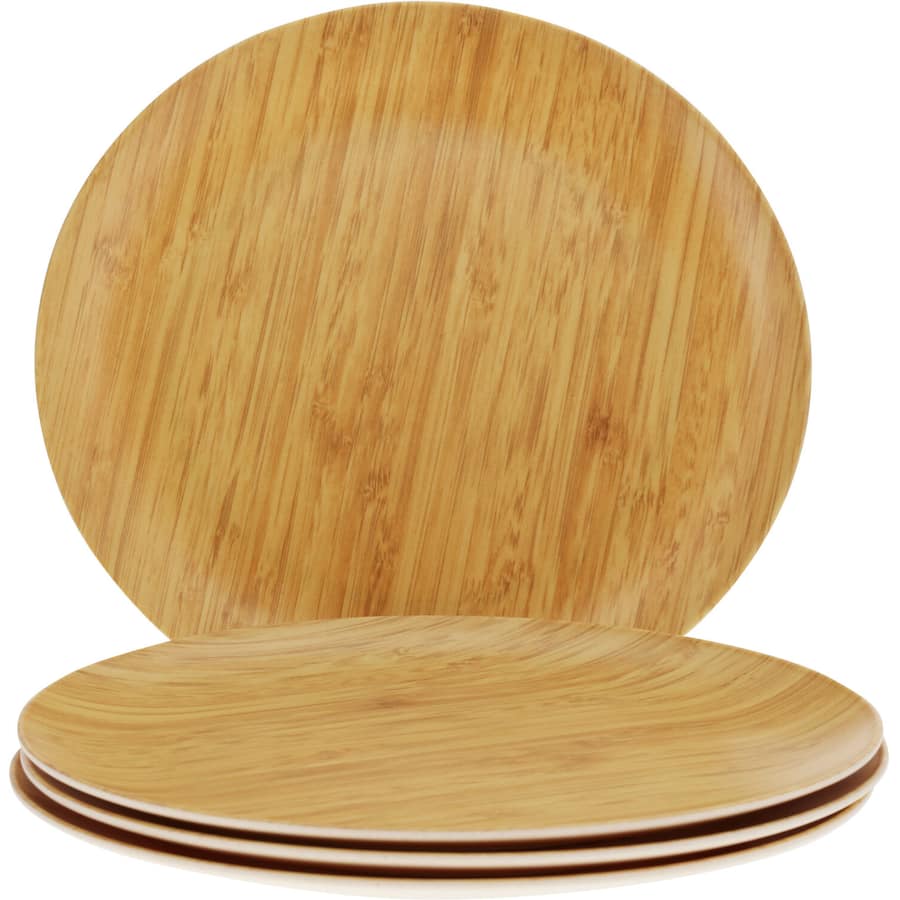 Eco Warrior Bamboo Plates Set 4pack