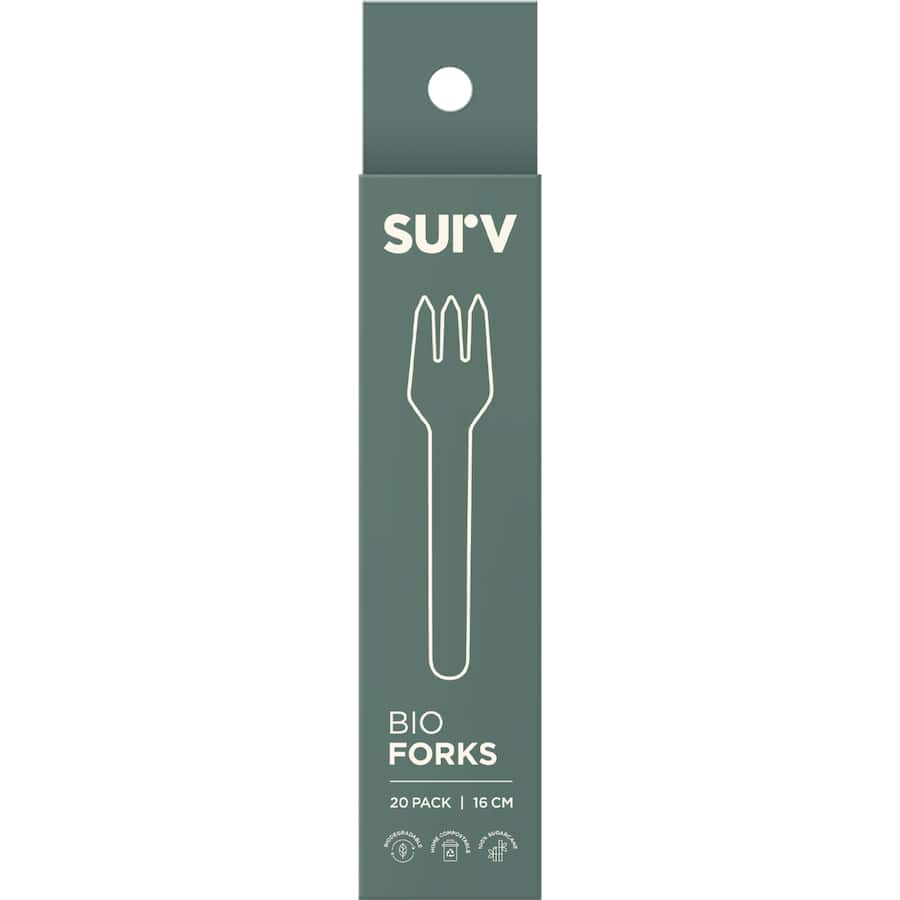 Surv. Biodegradable Forks  20pack