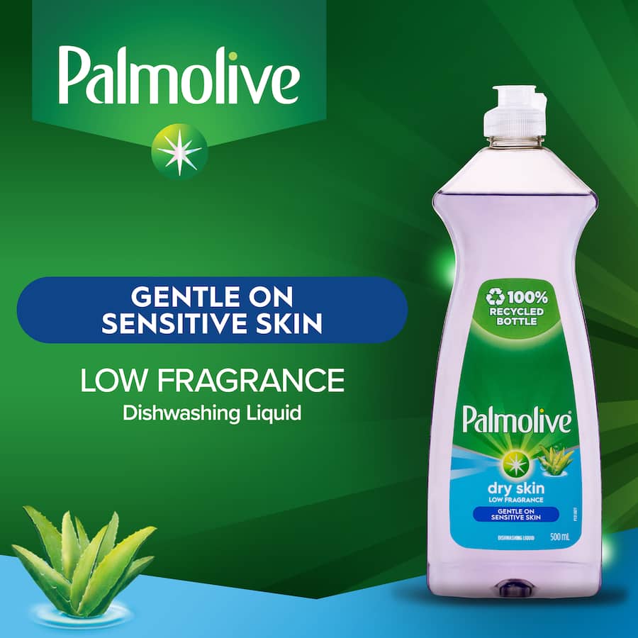 Palmolive Dishwash Liquid Dry Skin With Aloe 500mL