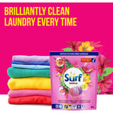 Surf Laundry Detergent Capsules Tropical 30 Washes 30pack
