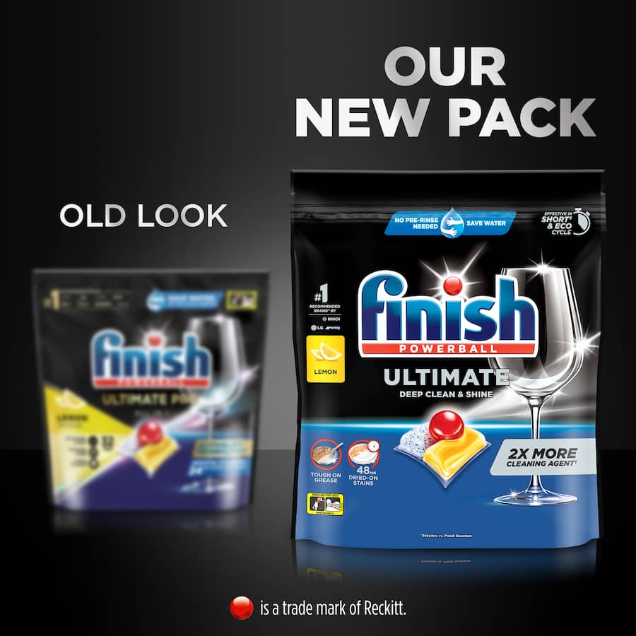 Finish Dishwasher Tablets Ultimate All In 1 Lemon Sparkle 46pack