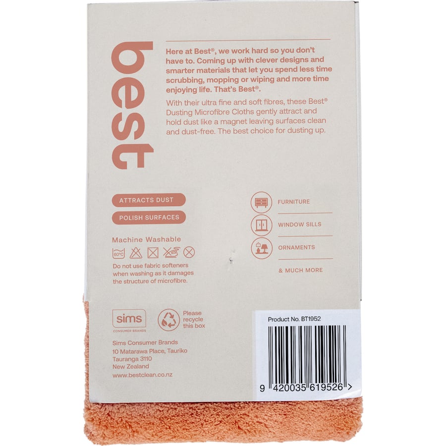Best Dusting Cloth Microfibre 2pack