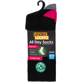 Uw Ladies Socks Crew Size 9-11 2pack