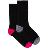 Uw Ladies Socks Crew Size 9-11 2pack
