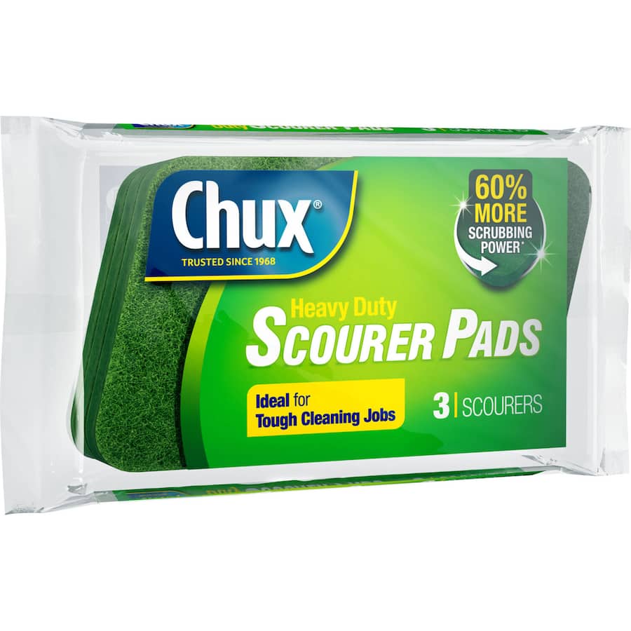 Chux Scourer Heavy Duty Pads 3pack