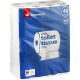 Essentials Toilet Paper 40pk 2ply 40pack