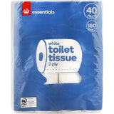 Essentials Toilet Paper 40pk 2ply 40pack