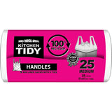 Big Black Sacks Kitchen Tidy Liners 100% Recycled White Medium 25pack