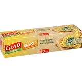 Glad Compostable Baking Paper Brown