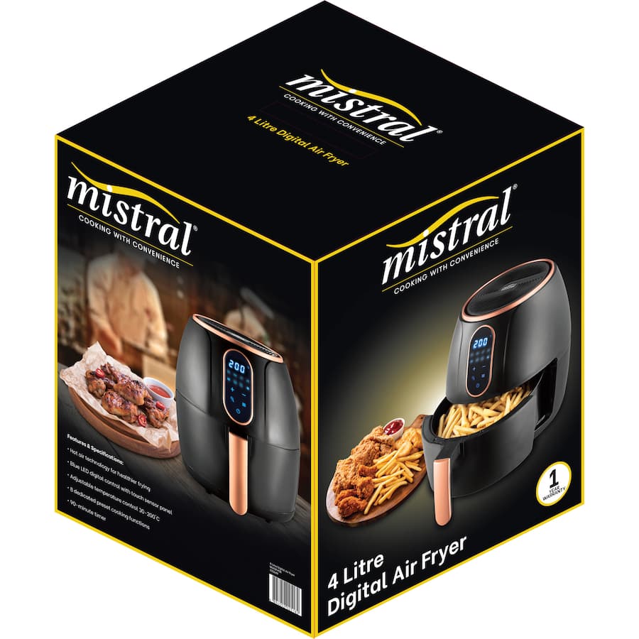 Mistral 4l Air Fryer Digital