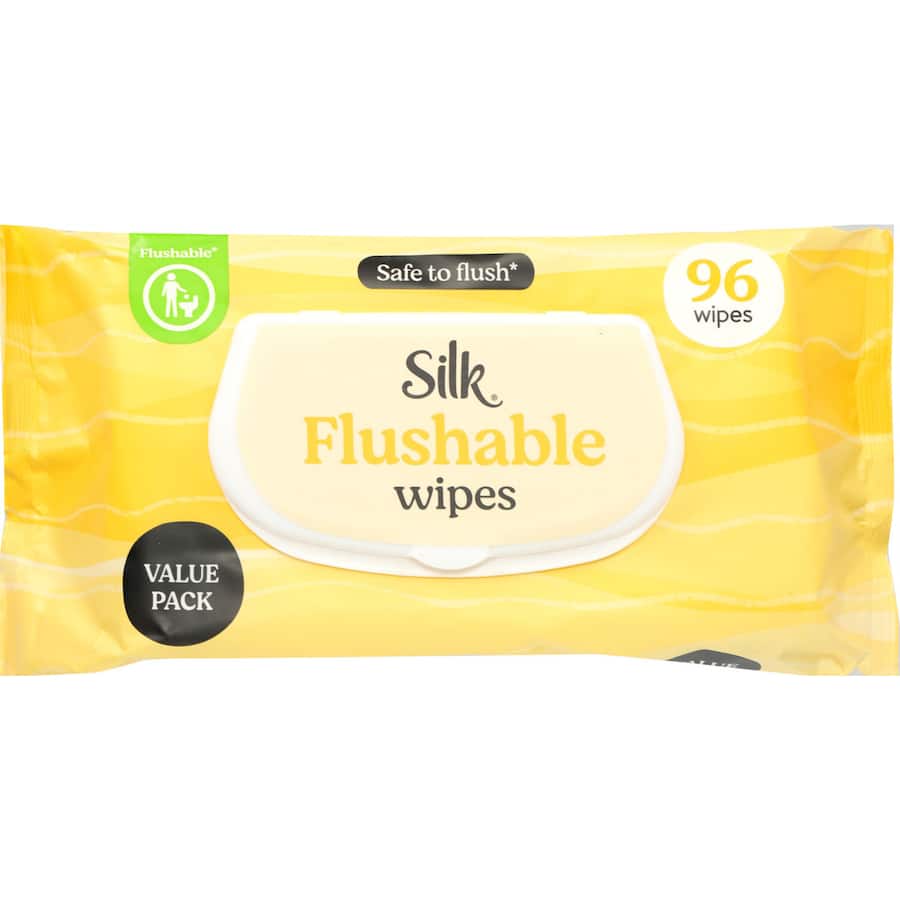 Silk Personal Wipes Flushable Value 96pack