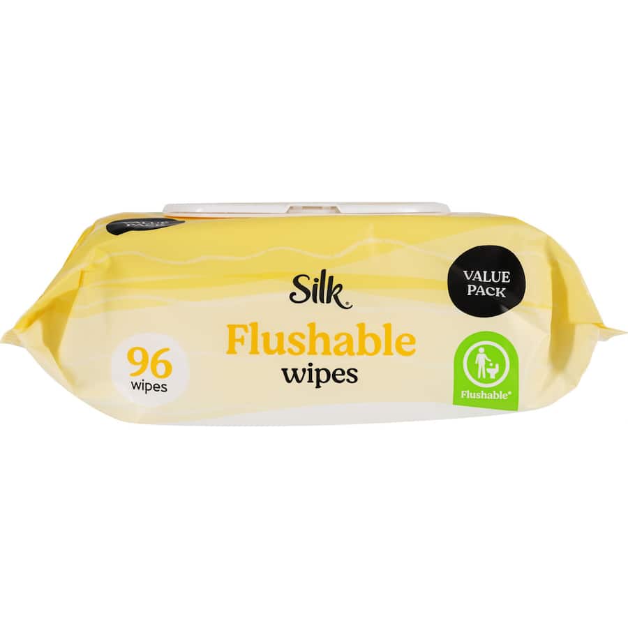 Silk Personal Wipes Flushable Value 96pack