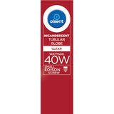Olsent Pilot Ligh Bulb Tubular Screw 40w Clear 2pack