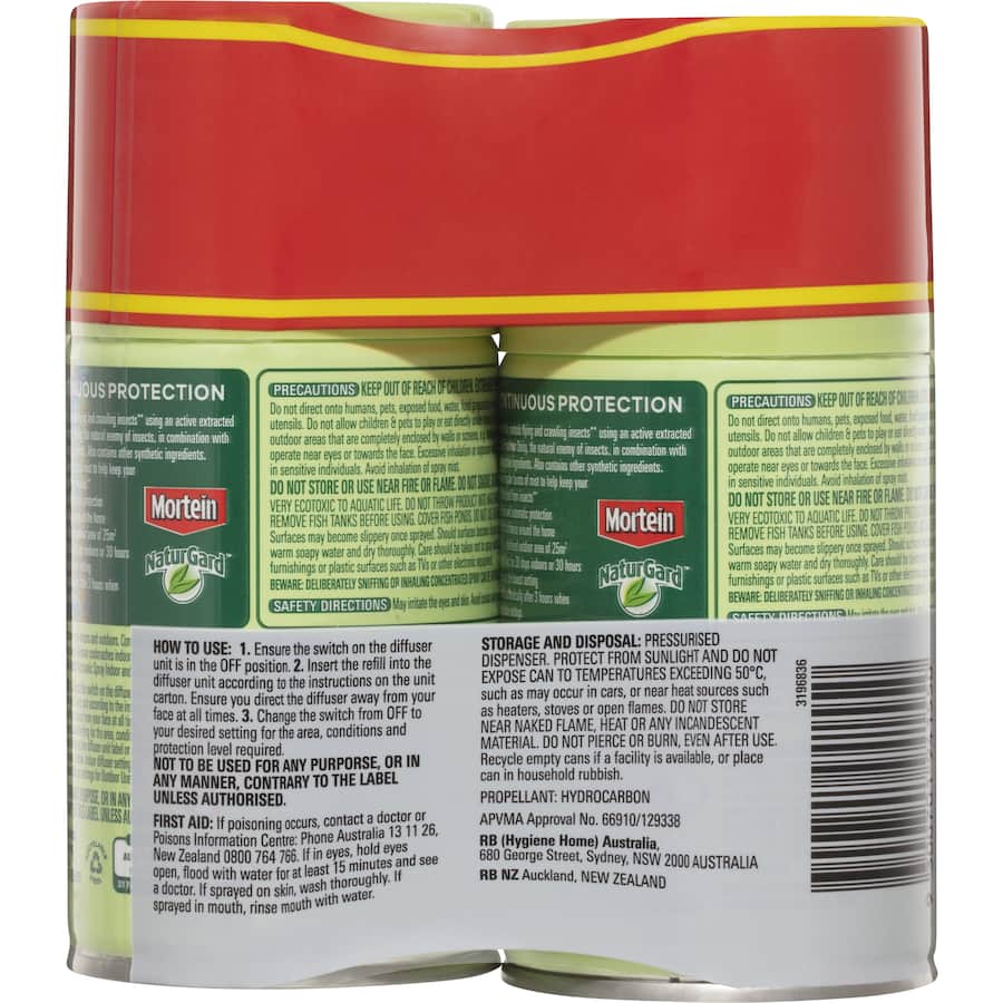 Mortein Naturgard Automatic Insect Control Indoor & Outdoor System