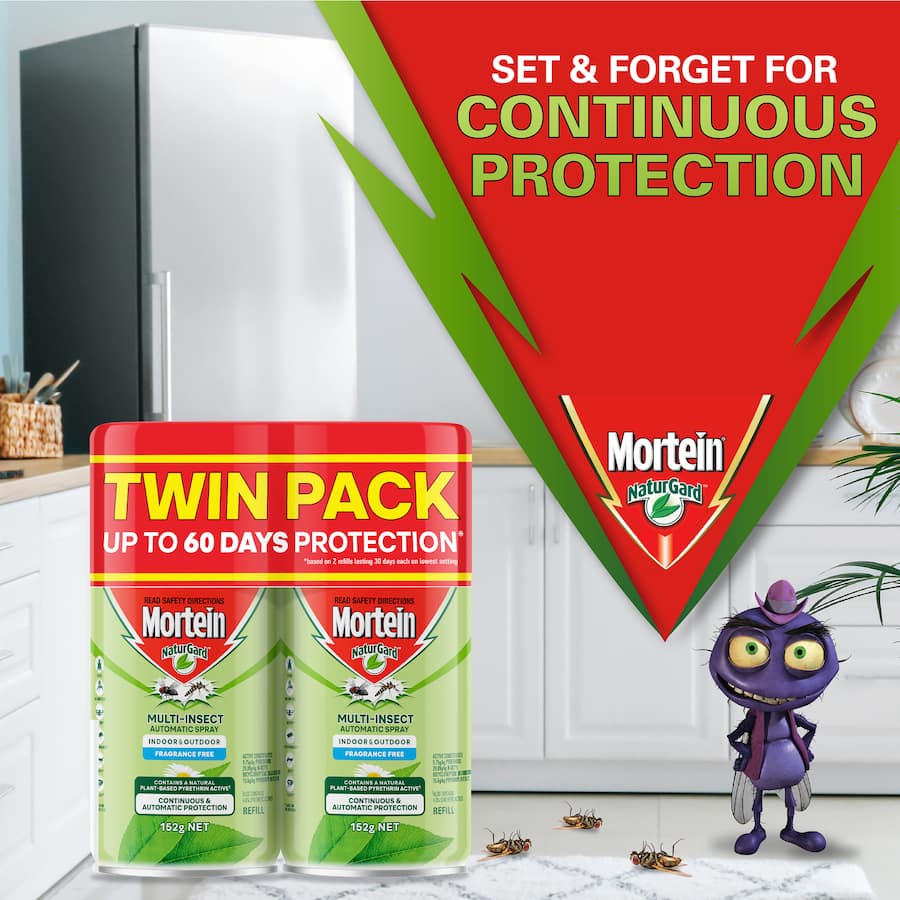 Mortein Naturgard Automatic Insect Control Indoor & Outdoor System