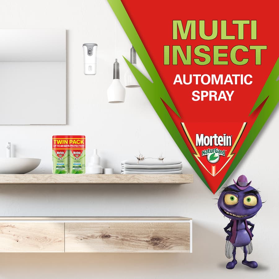 Mortein Naturgard Automatic Insect Control Indoor & Outdoor System