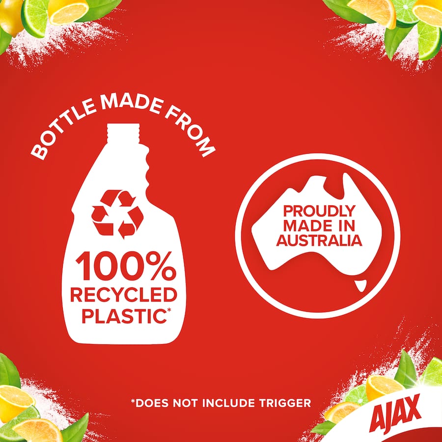 Ajax Spray N Wipe Cleaning Kitchen Spray Multipurpose Baking Soda Trigger 500mL