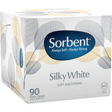 Sorbent Facial Tissues White 90pack