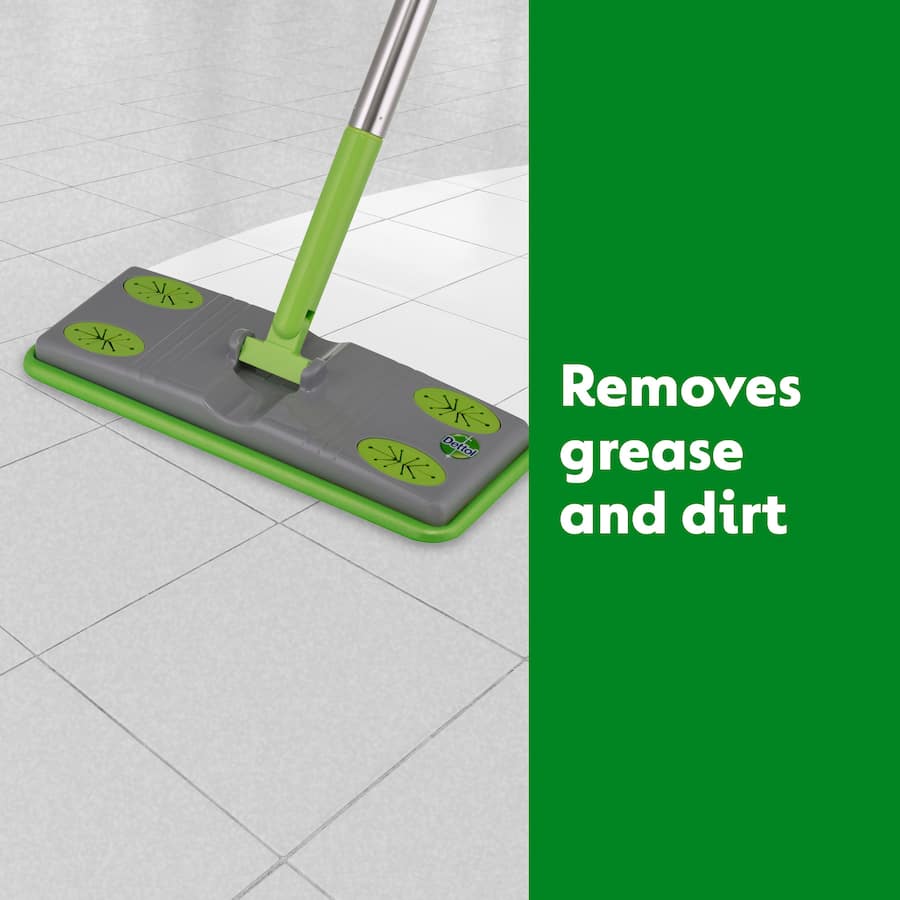 Dettol Antibacterial Floor Cleaning System & Wipes 25pack