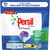 Persil Laundry Capsules 3 In 1 Active 28pack