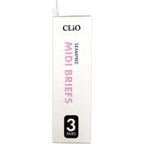 Clio Fashion Women's Underwear Midi Brief Assorted 12-14 3pack