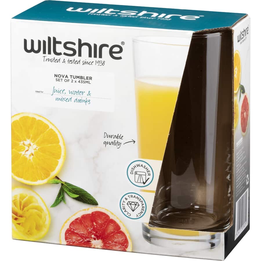 Wiltshire Nova Tumblers Set 435ml 2pack