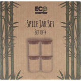 Eco Warrior Spice Jar Set  4pk
