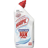Harpic Toilet Cleaner White & Shine Bleach Gel Fresh 450mL