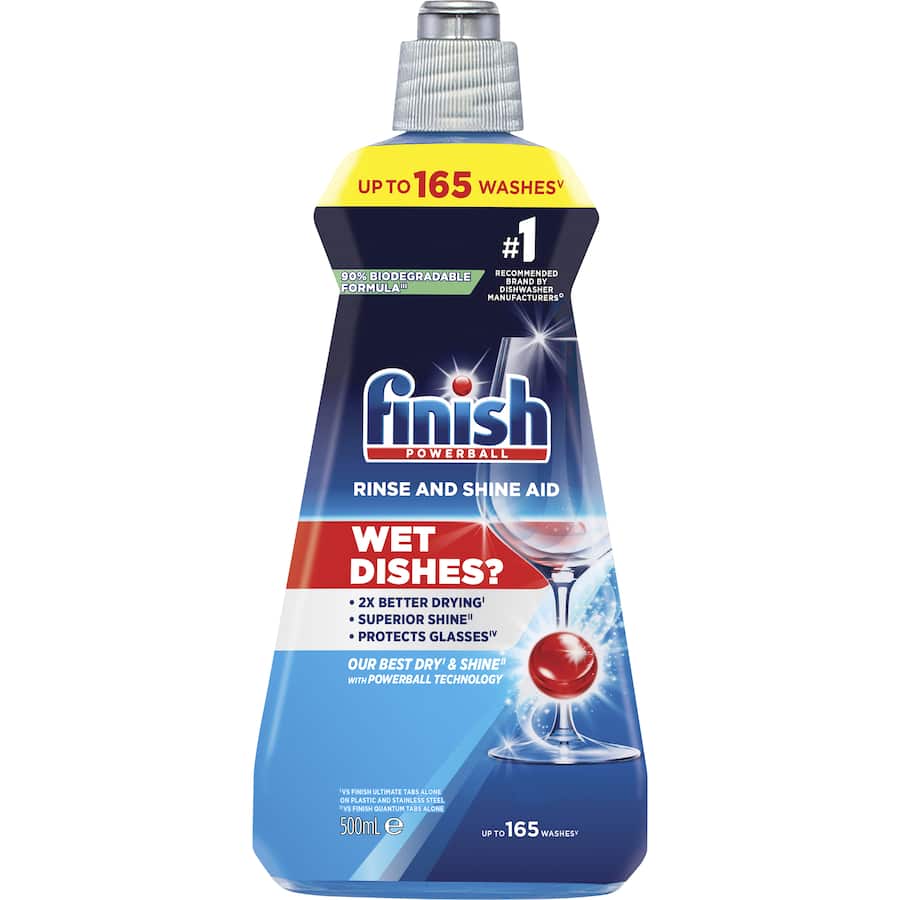 Finish Dishwasher Rinse Aid Regular 500mL