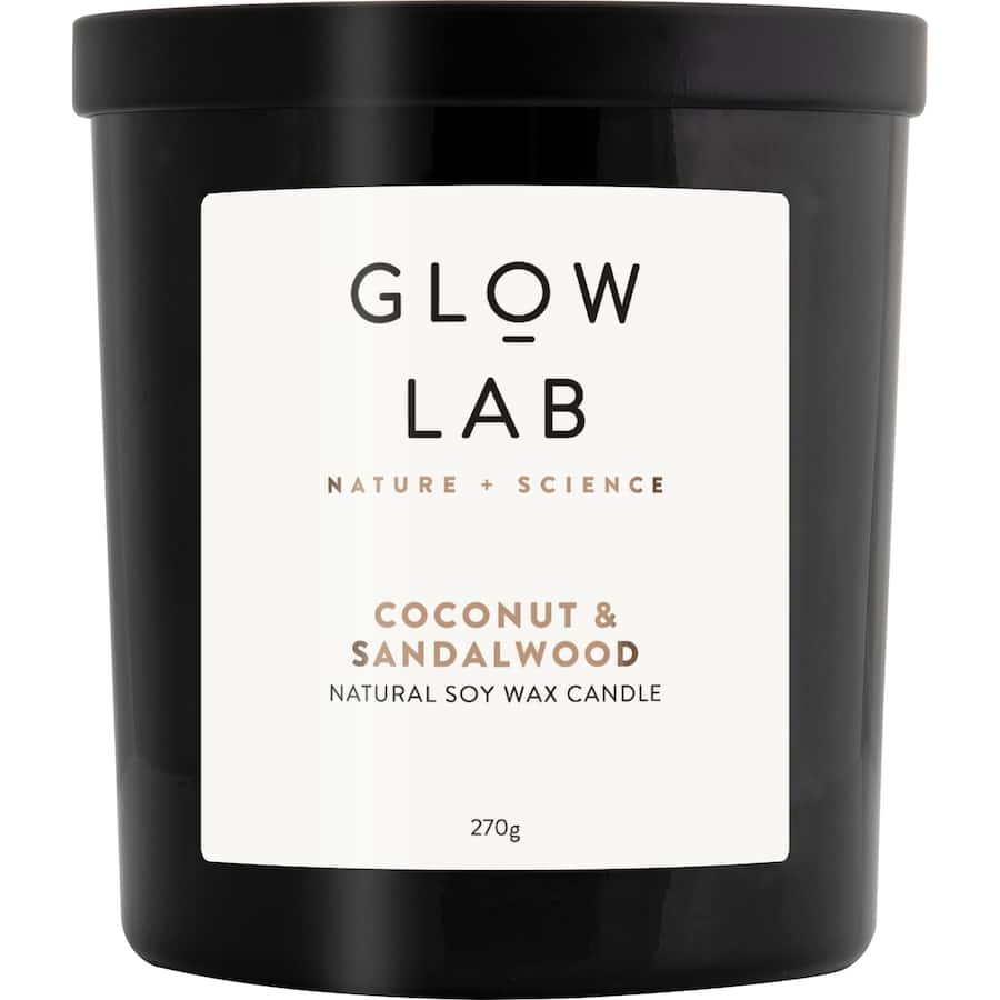 Glow Lab Scented Candle Coconut & Sandalwood 270g