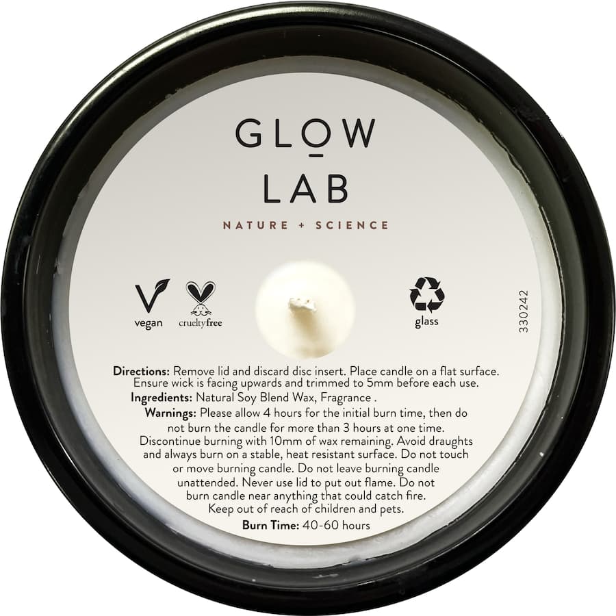 Glow Lab Scented Candle Coconut & Sandalwood 270g