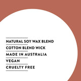 Glow Lab Scented Candle Coconut & Sandalwood 270g