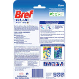 Bref Blue Active Toilet Flush Flower Blossom 50g each 3pack