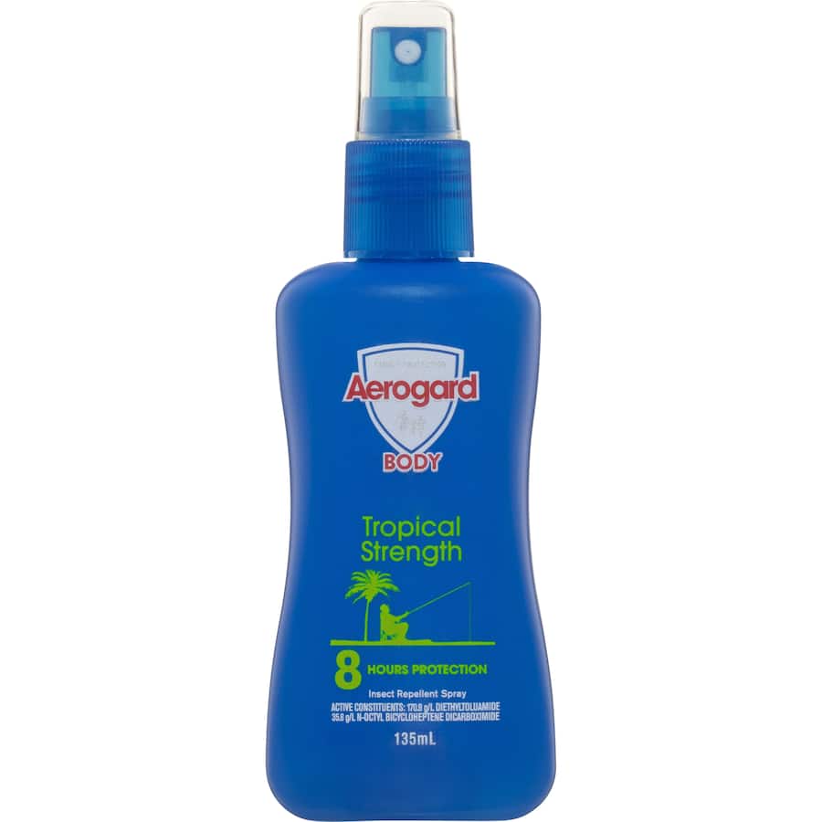 Aerogard Insect Repellent Tropical Strength Pump Spray 135mL