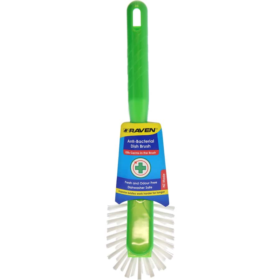 Raven Dish Brush Anti Bacterial Each