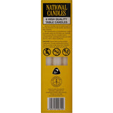 National Candles White Table Box 6pack