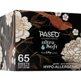 Paseo Ultra Soft Tissues Hypoallergenic 3ply Cube 65pack