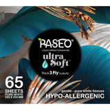 Paseo Ultra Soft Tissues Hypoallergenic 3ply Cube 65pack