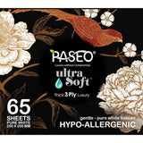 Paseo Ultra Soft Tissues Hypoallergenic 3ply Cube 65pack